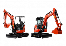 Mini-graafmachines Kubota U30-6S