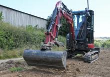 Mini-graafmachines Yanmar ViO27LW-6 