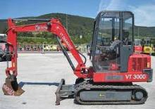 Mini-graafmachines Hinowa VT 3000