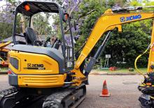 Mini-graafmachines XCMG XE27U Canopy