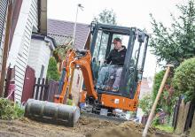 Mini-graafmachines Hitachi ZX19-5A