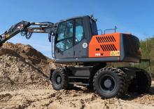 Mobiele graafmachines Atlas 140 W