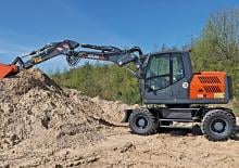Mobiele graafmachines Atlas 155 W