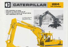 Mobiele graafmachines Caterpillar 224