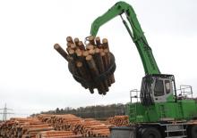 Graafmachines in overslaguitvoering Sennebogen 735M E