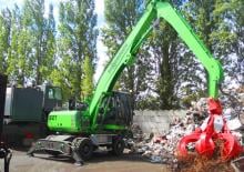 Graafmachines in overslaguitvoering Sennebogen 821M E