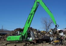 Graafmachines in overslaguitvoering Sennebogen 830M E