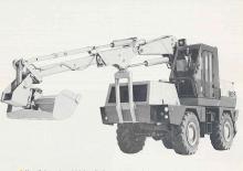 Mobiele graafmachines Case 880R