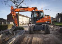 Mobiele graafmachines Doosan DX165W-5