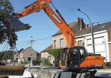 Mobiele graafmachines Doosan DX190W
