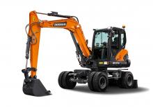 Mobiele graafmachines Doosan DX57W-7