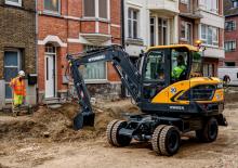 Mobiele graafmachines Hyundai HW65AH