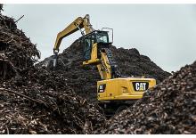 Graafmachines in overslaguitvoering Caterpillar MH3024
