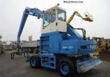 Graafmachines in overslaguitvoering Fuchs MHL 330 H