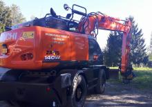 Mobiele graafmachines Hitachi ZX140W-6