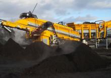Mobiele zeefinstallaties Backers 3-mtal