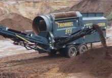 Mobiele zeefinstallaties met trommel Powerscreen Trommel 511 Rad
