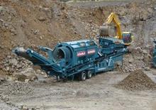 Mobiele zeefinstallaties met trommel Powerscreen Trommel 720