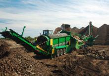 Mobiele zeefinstallaties met trommel McCloskey 628RE