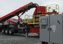 Mobiele zeefinstallaties Sandvik UH373
