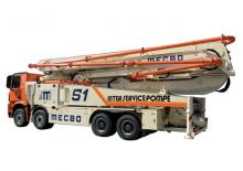 Op vrachtwagen gemonteerde betonpomp Mecbo AUT 51 P6.110