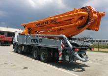 Op vrachtwagen gemonteerde betonpomp CIFA K48
