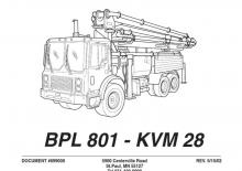 Op vrachtwagen gemonteerde betonpomp SCHWING-Stetter KVM 28/24