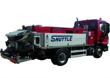 Op vrachtwagen gemonteerde betonpomp Mecbo Shuttle P4.40