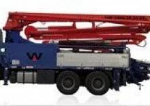 Op vrachtwagen gemonteerde betonpomp Waitzinger THP 150/36