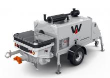 Op vrachtwagen gemonteerde betonpomp Waitzinger THP 70