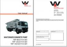 Op vrachtwagen gemonteerde betonpomp Waitzinger THP 94