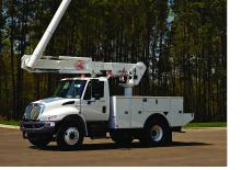 Op aanhangwagen gemonteerde knikarmhoogwerkers Altec L42E