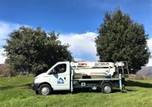 Telescoophoogwerkers op vrachtwagens CELA DT15 blu