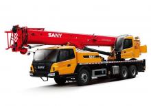 Op vrachtwagen gemonteerde telescoopkranen Sany STC250C4