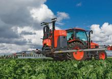 Opbouwveldspuiten Kubota XMS216 iXflow-E