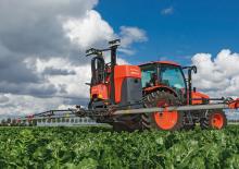 Opbouwveldspuiten Kubota XMS218 iXflow-E