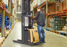 Pallet Stackers Sta op Rider Platform Caterpillar NSV12P(I)