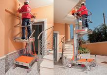 Enkele mast verticale hoogwerkers Faraone Elevah 61