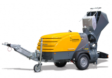 Pneumatische transportbanden Putzmeister M 740 DB