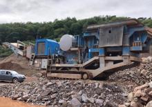 Puinrecyclinginstallaties Sandvik Rock Processing Crawlmaster CM 1208