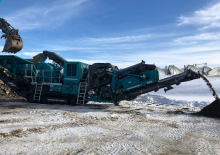 Puinrecyclinginstallaties Powerscreen Trackpactor 4242