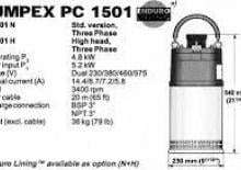 Rioolpomp Pumpex PC 1501 N 16