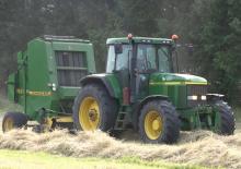 Ronde-balenpersen John Deere 590