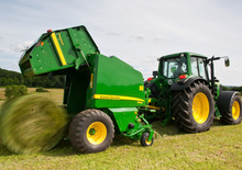Ronde-balenpersen John Deere 678