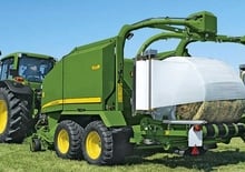 Ronde-balenpersen John Deere 744 Premium MaxiCut Kombi