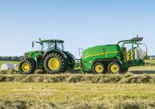 Ronde-balenpersen John Deere C441R 