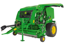 Ronde-balenpersen John Deere F441M