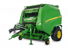 Ronde-balenpersen John Deere V451R 