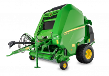 Ronde-balenpersen John Deere V461M