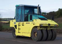 Walsen met rubberwielen Ammann AP 240 H